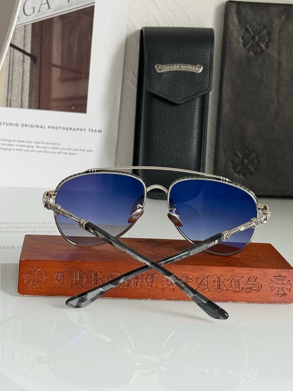 Chrome Hearts CBEATH I Aviator Sunglasses - 9