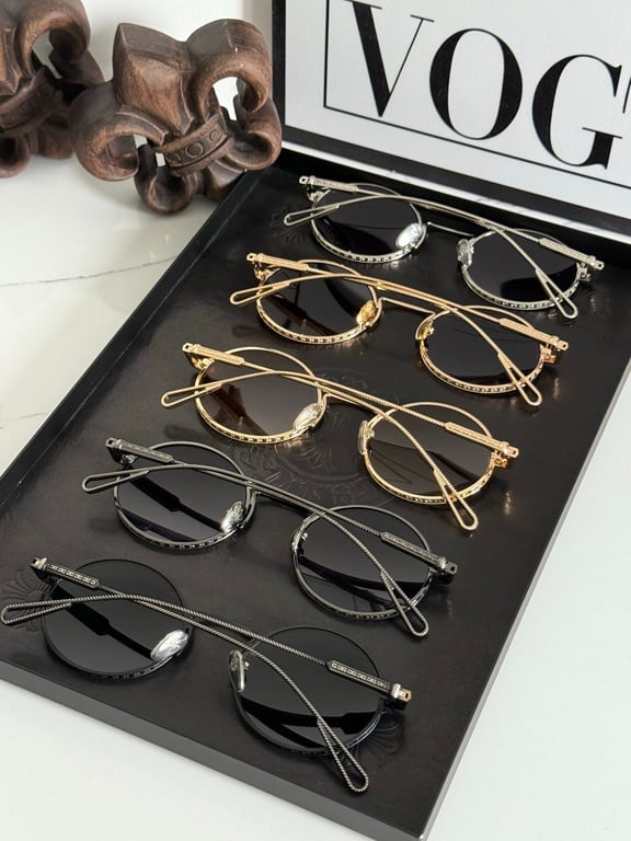 Chrome Hearts CH8178 Round Sunglasses - 2