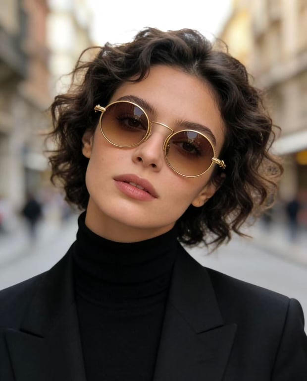 Chrome Hearts CH8178 Round Sunglasses - 7
