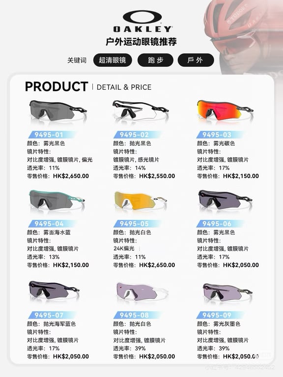 Oakley OO9495 Sport Sunglasses - 5