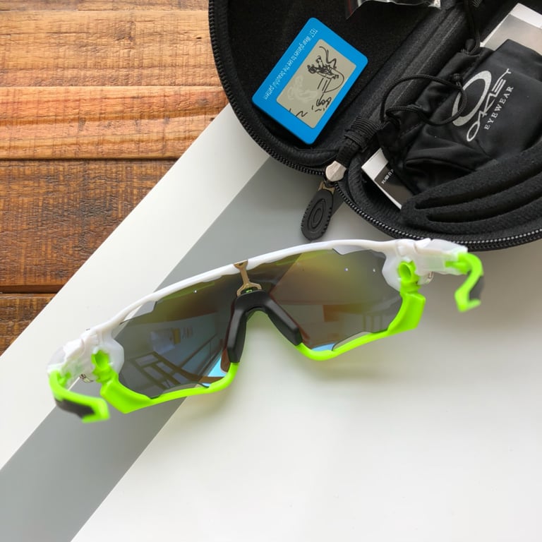 Oakley Jawbreaker OO9270 White Neon Green - 2