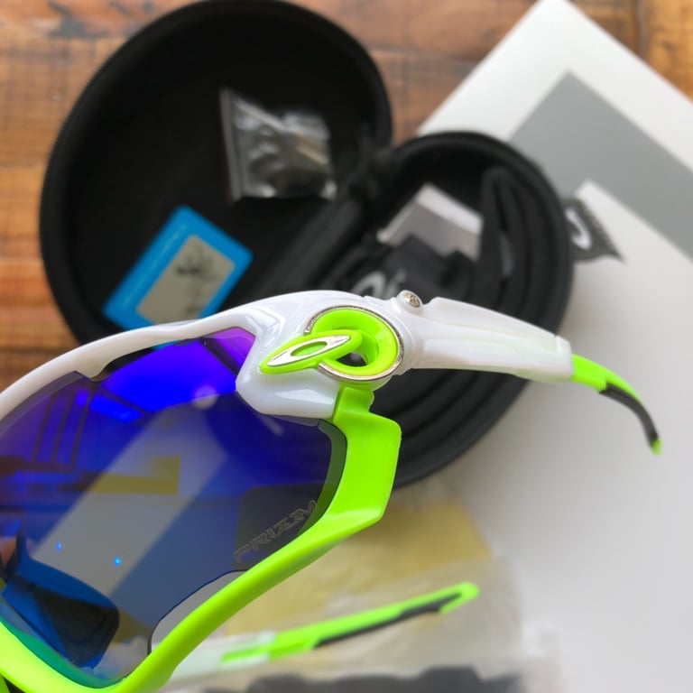 Oakley Jawbreaker OO9270 White Neon Green - 4