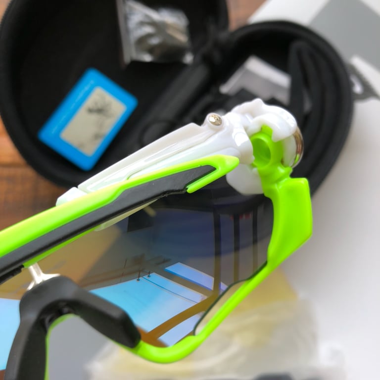 Oakley Jawbreaker OO9270 White Neon Green - 8