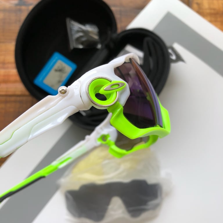 Oakley Jawbreaker OO9270 White Neon Green - 9