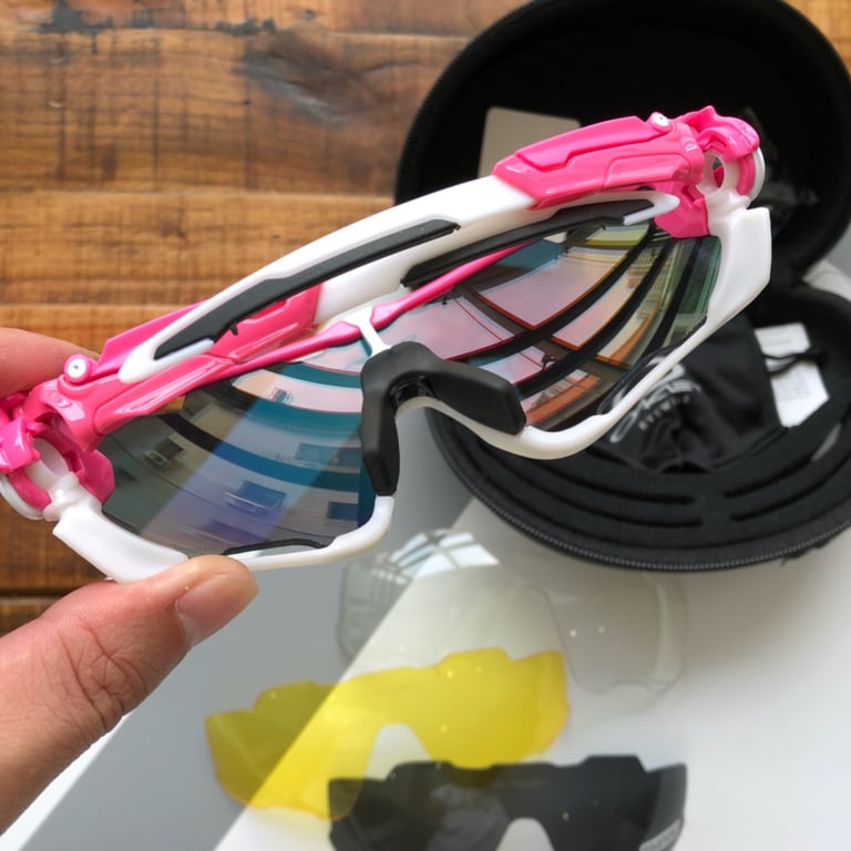 Oakley Jawbreaker OO9270 Pink White Sunglasses - 6