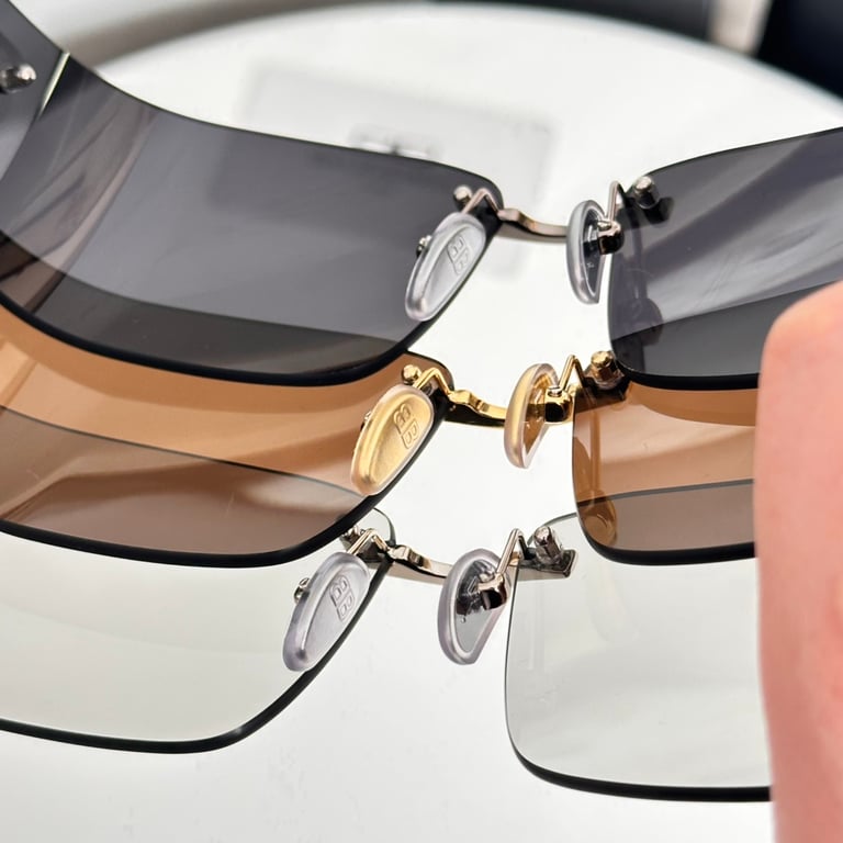Balenciaga BB0485SA Rimless Sunglasses - 4