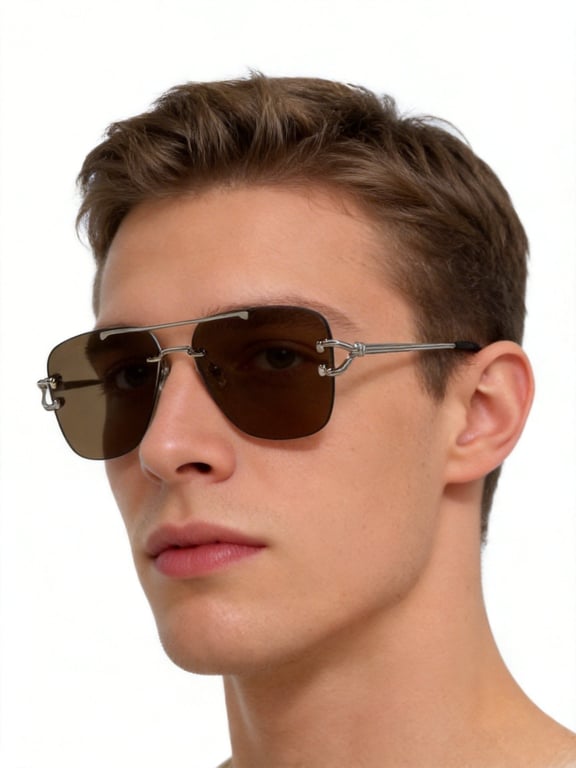 Cartier CT546S Rimless Sunglasses - 5