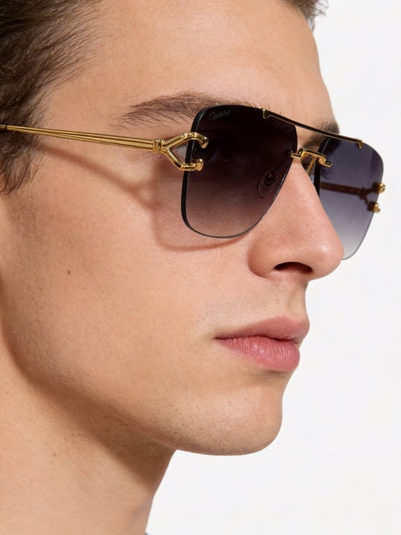 Cartier CT546S Rimless Sunglasses - 7