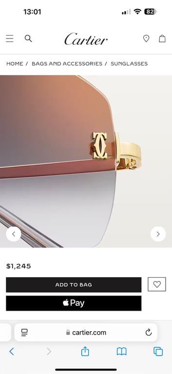 Cartier CT0591S Rimless Sunglasses - 5