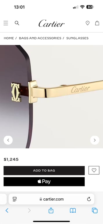Cartier CT0591S Rimless Sunglasses - 6
