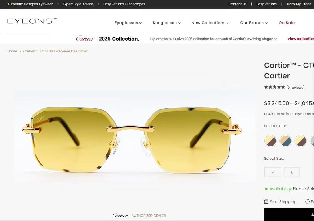 Cartier CT01832O Photochromic Sunglasses - 4