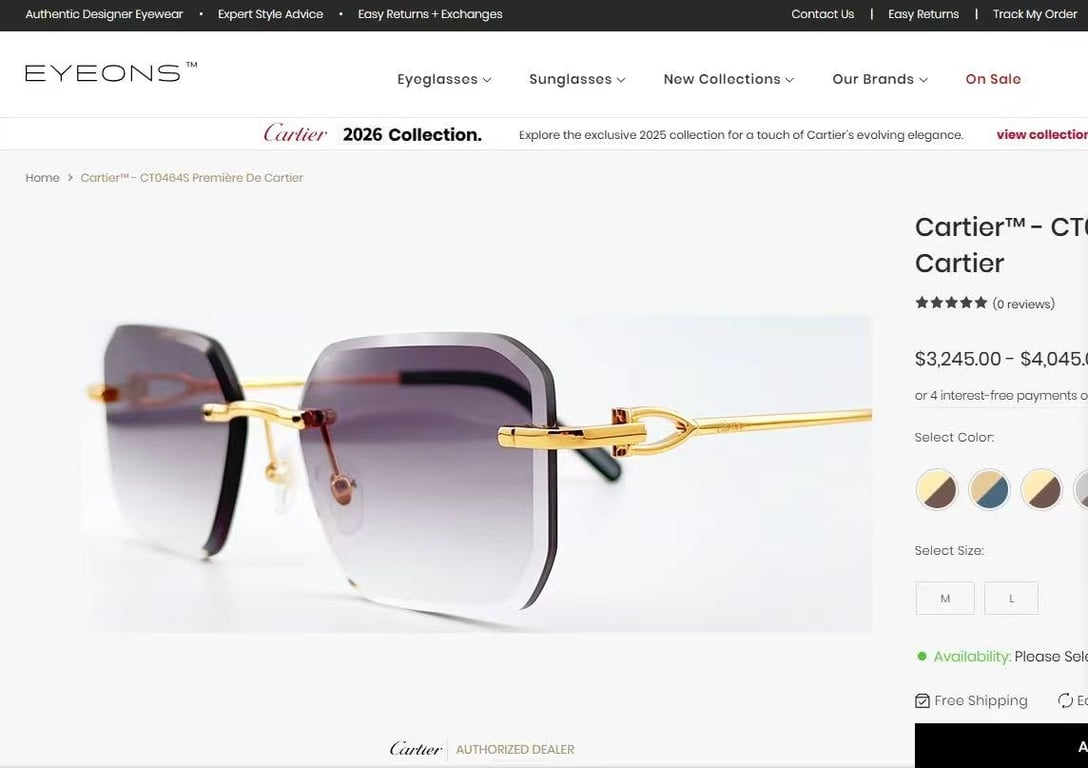 Cartier CT01832O Photochromic Sunglasses - 5