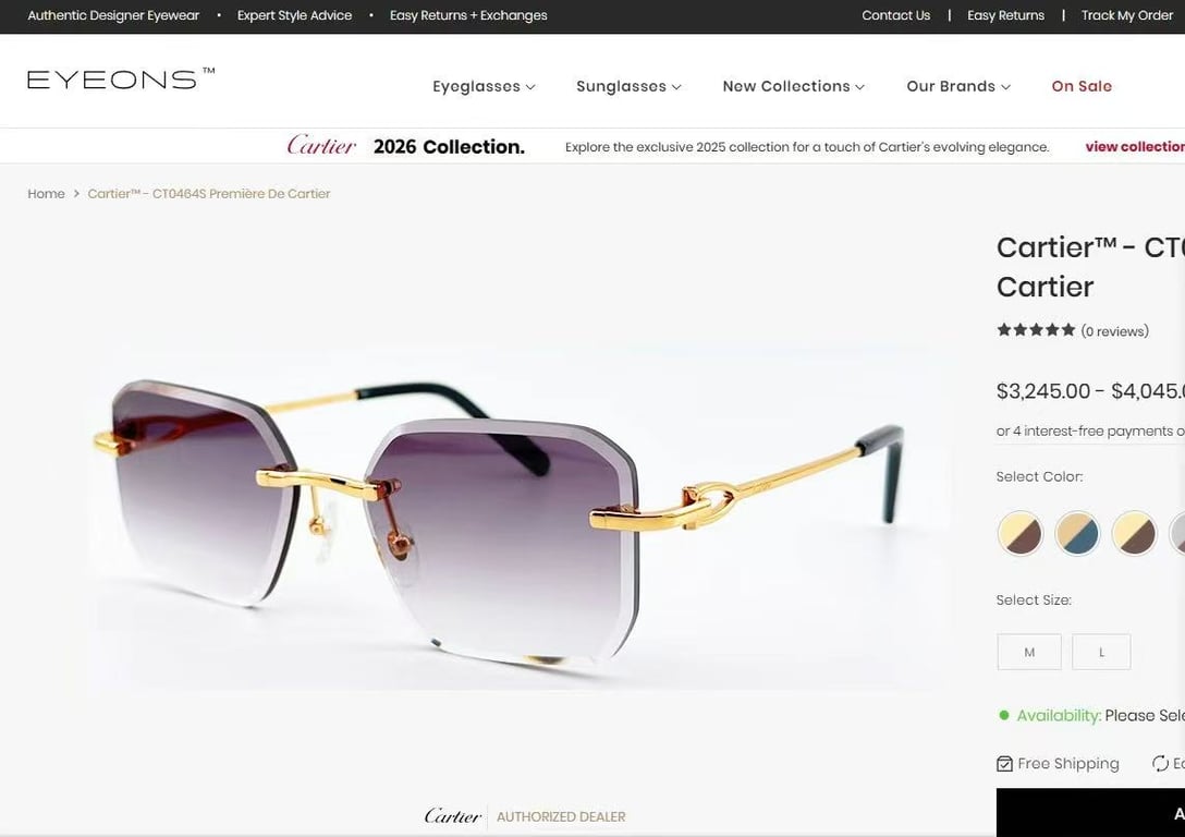 Cartier CT01832O Photochromic Sunglasses - 6