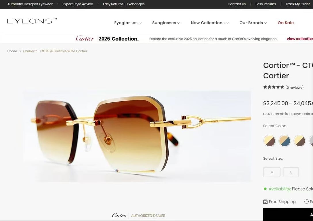 Cartier CT01832O Photochromic Sunglasses - 8