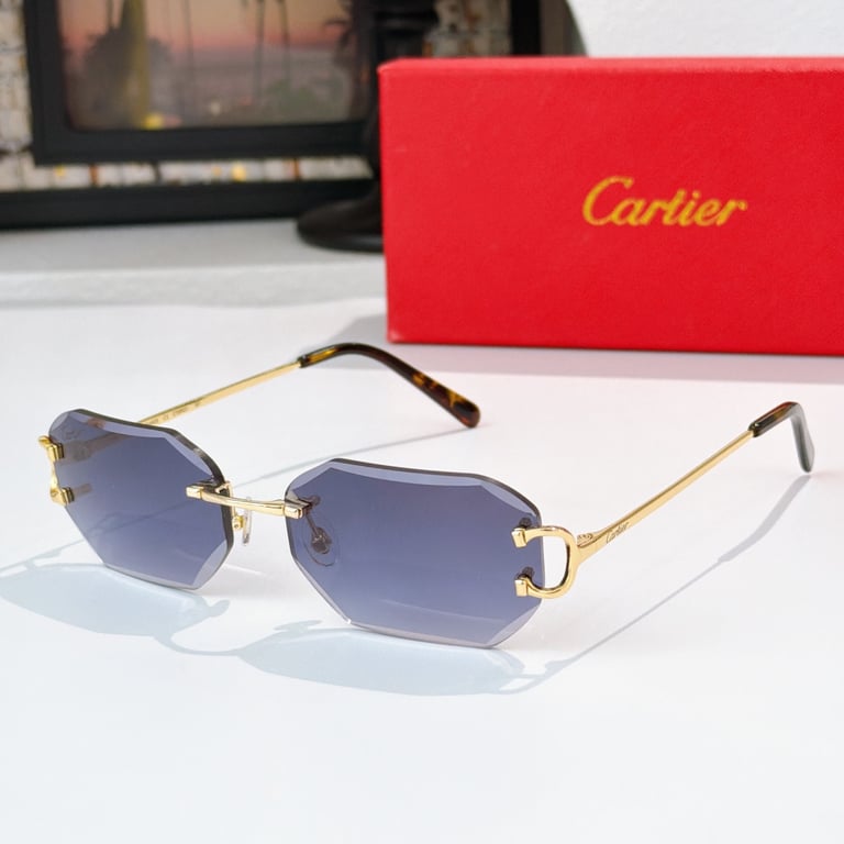 Cartier CT0092O Rimless Sunglasses