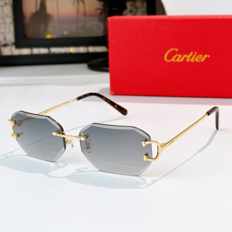 Cartier CT0092O Rimless Sunglasses - 2