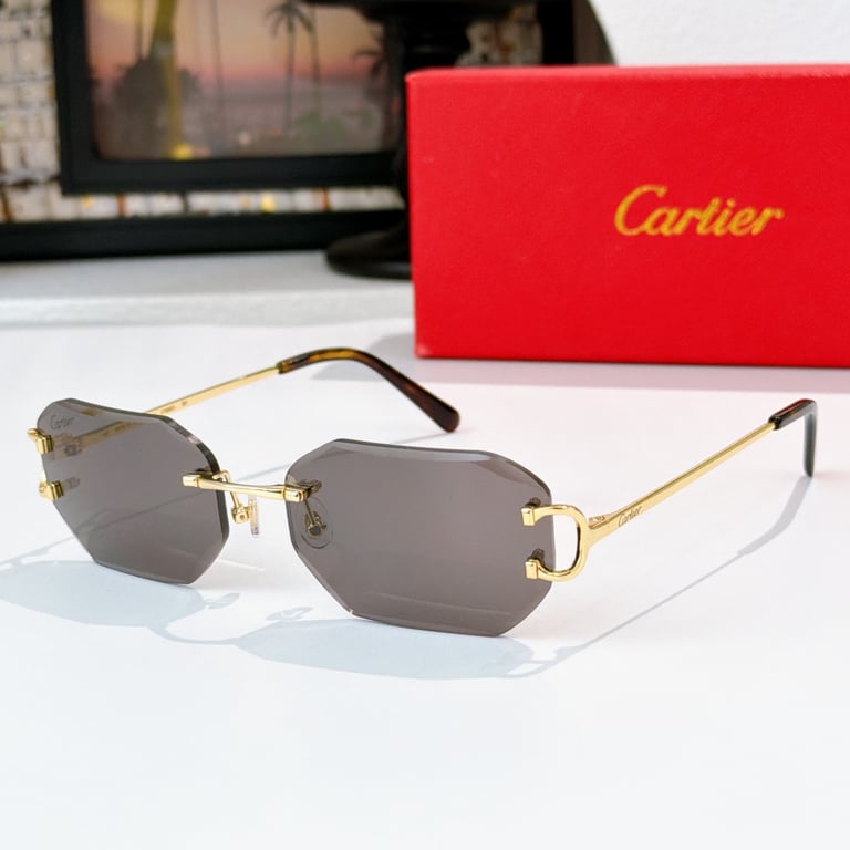 Cartier CT0092O Rimless Sunglasses - 4