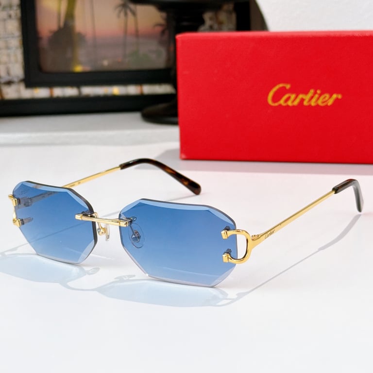 Cartier CT0092O Rimless Sunglasses - 5
