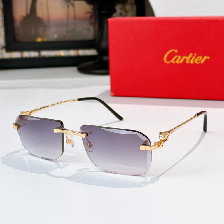 Cartier CT0281O Panthère Rimless Glasses - 3