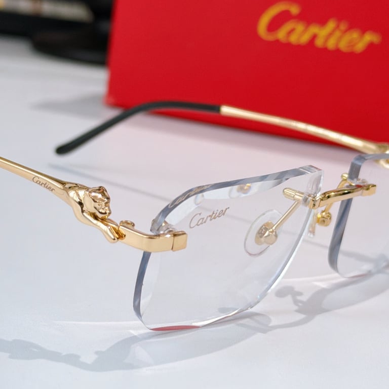 Cartier CT0281O Panthère Rimless Glasses - 6
