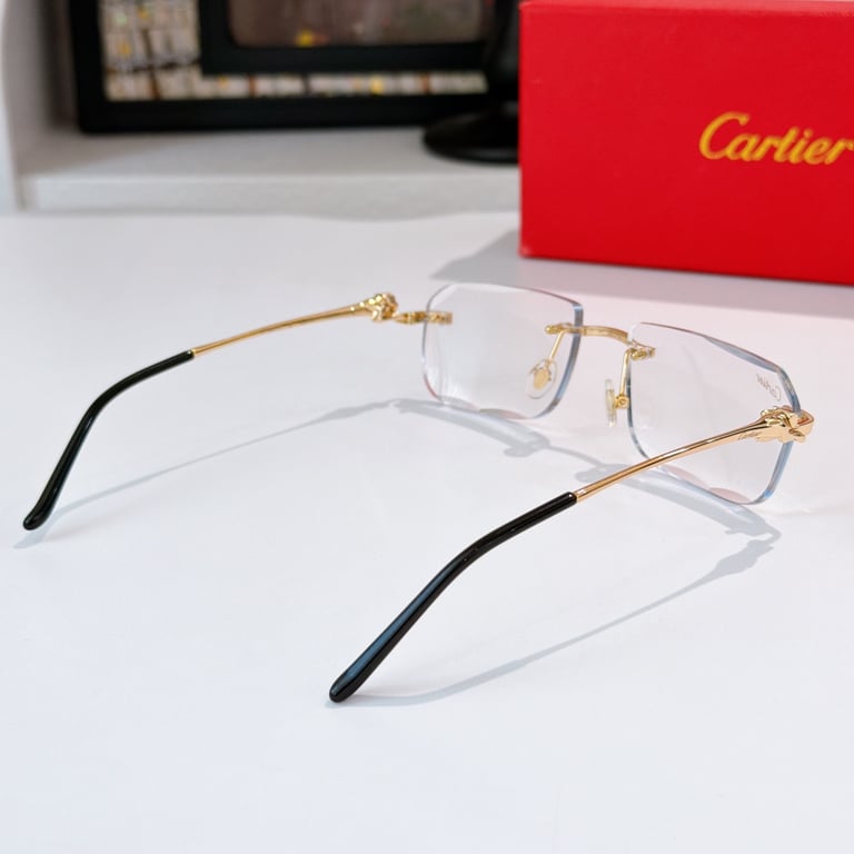 Cartier CT0281O Panthère Rimless Glasses - 7