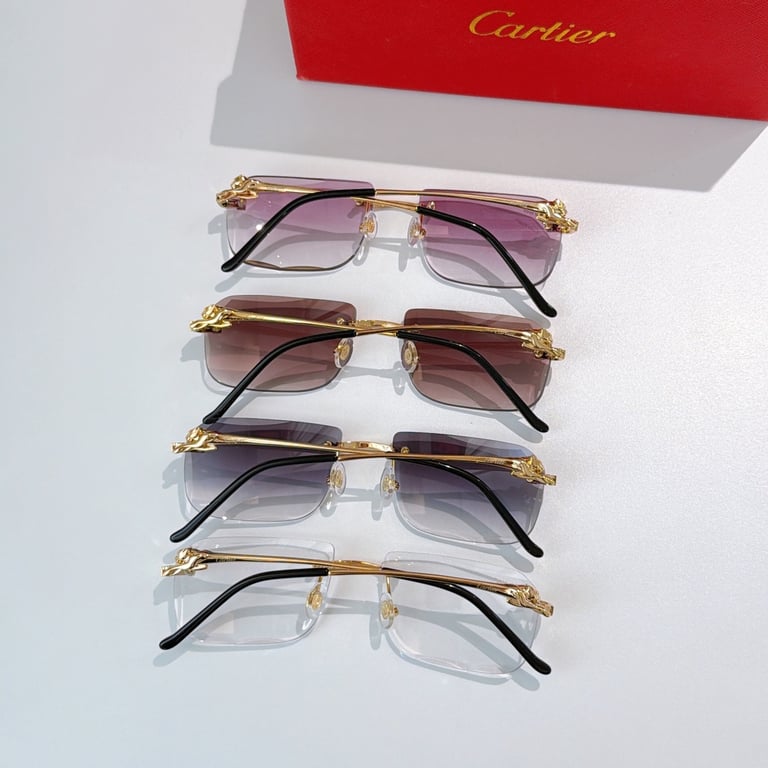 Cartier CT0281O Panthère Rimless Glasses - 8