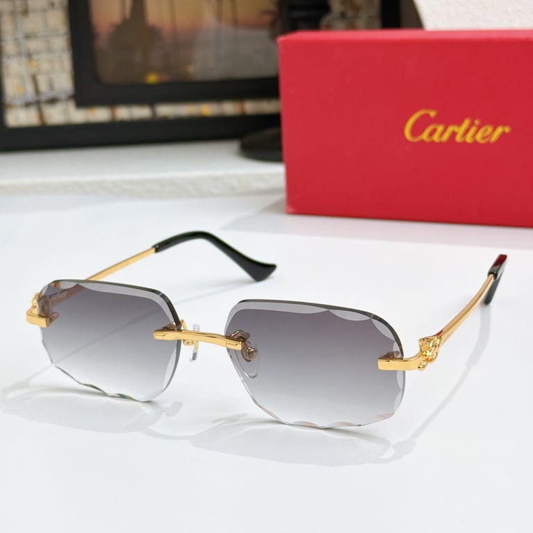 Cartier CT0804 Rimless Sunglasses