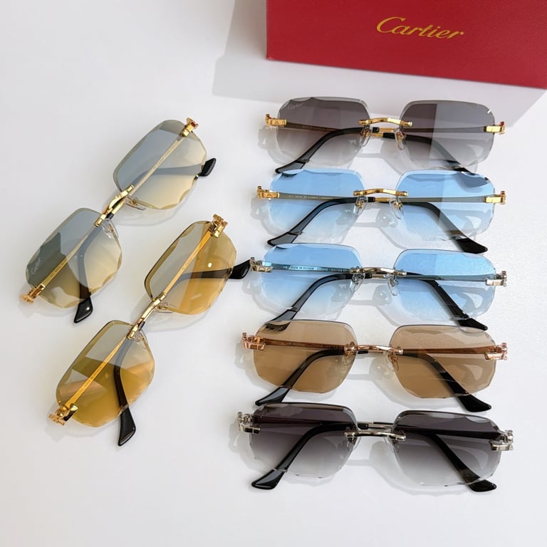 Cartier CT0804 Rimless Sunglasses