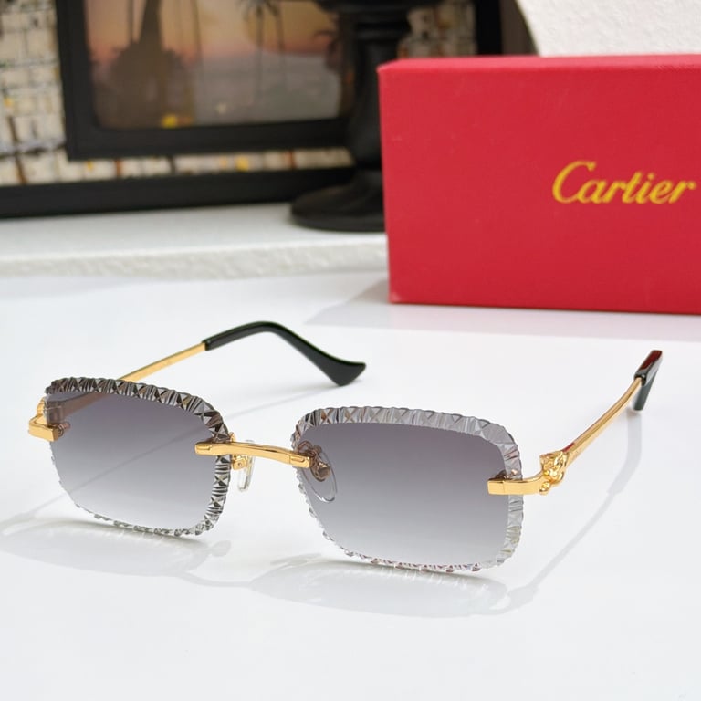 Cartier CT0803S Rimless Sunglasses