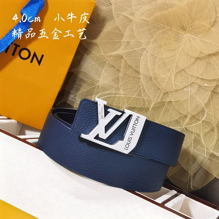 Louis Vuitton LV Initiales 40mm Belt Blue - 3