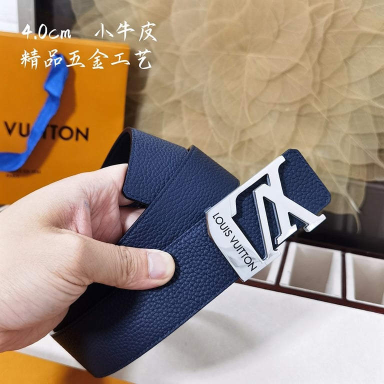 Louis Vuitton LV Initiales 40mm Belt Blue - 5
