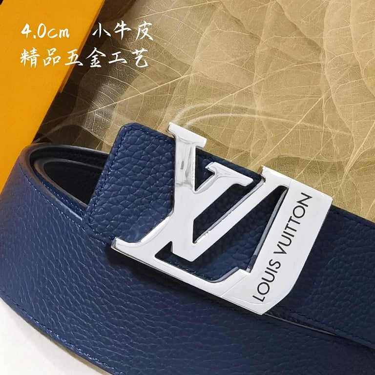 Louis Vuitton LV Initiales 40mm Belt Blue - 6