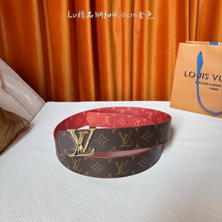 Louis Vuitton Monogram Reversible Belt 40mm Gold Buckle - 3