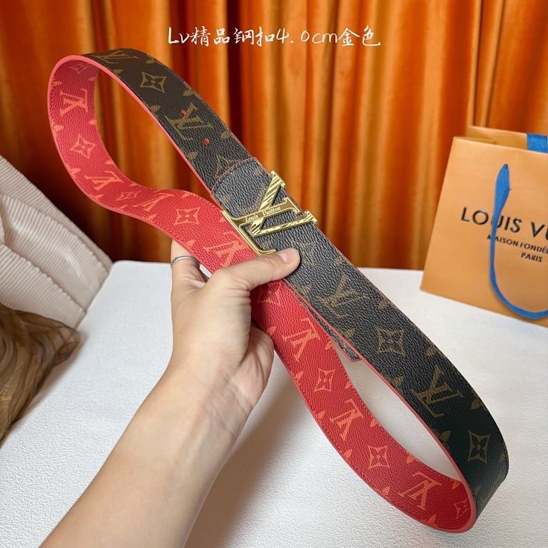Louis Vuitton Monogram Reversible Belt 40mm Gold Buckle - 6