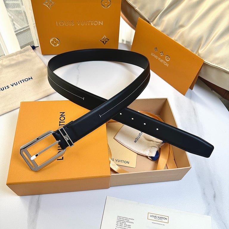 Louis Vuitton Pont 9 Leather Belt - 2