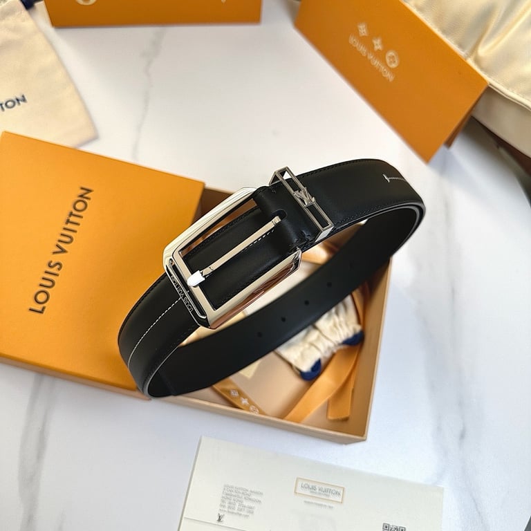 Louis Vuitton Pont 9 Leather Belt - 4