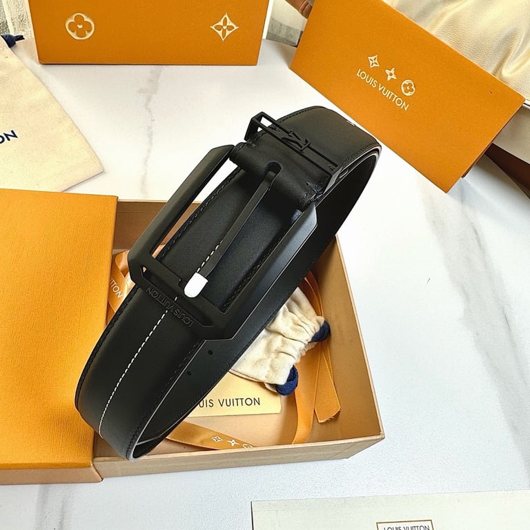 Louis Vuitton M4111 Leather Belt Black - 4