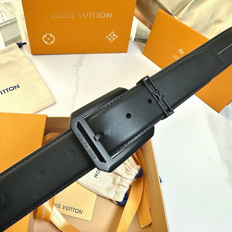 Louis Vuitton M4111 Leather Belt Black - 6