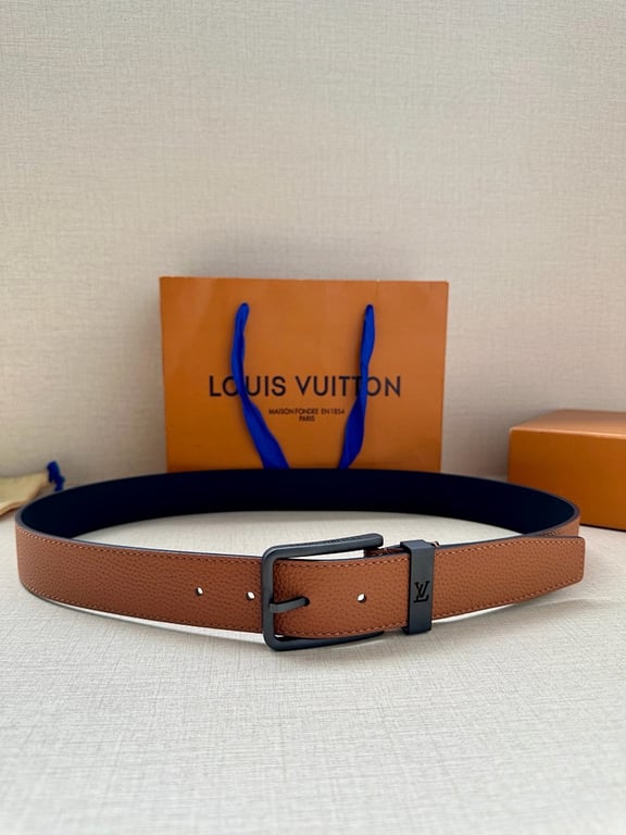 Louis Vuitton Pebbled Leather Belt - 3