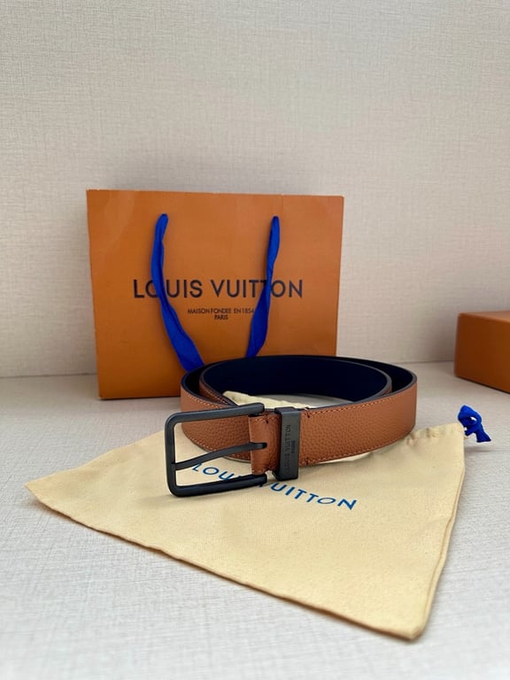 Louis Vuitton Pebbled Leather Belt - 5