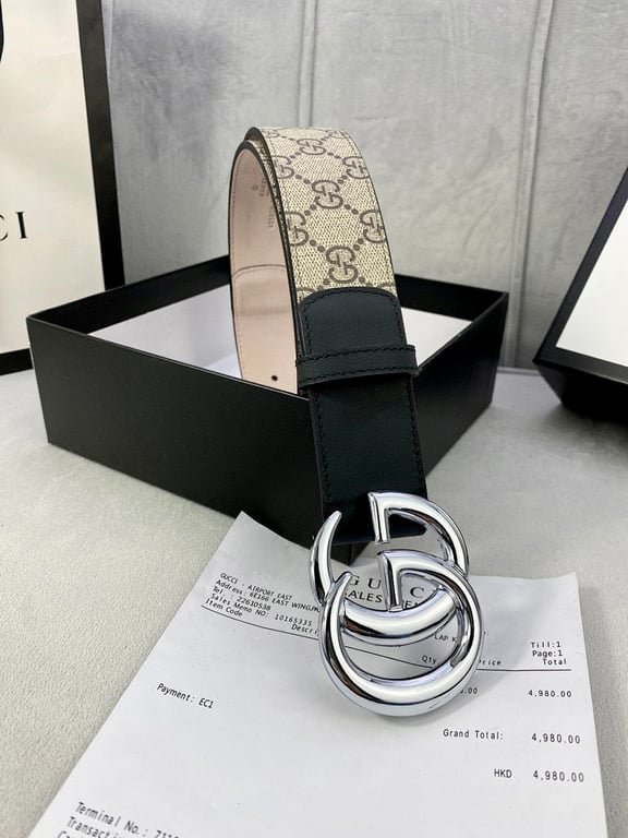 Gucci GG Marmont Belt Supreme Canvas - 3