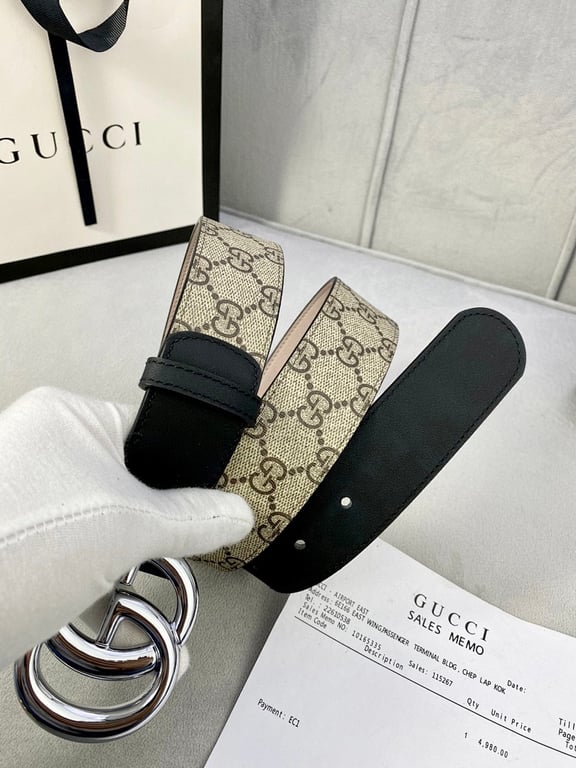 Gucci GG Marmont Belt Supreme Canvas - 4