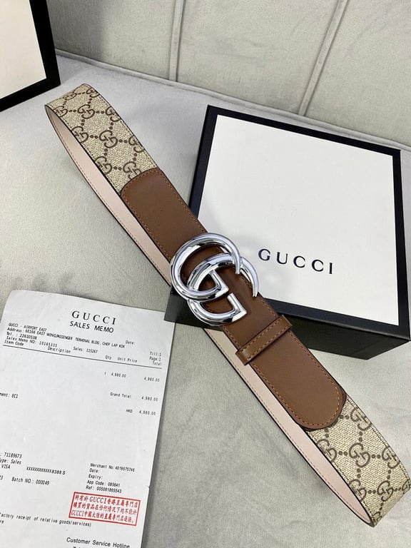 Gucci Marmont GG Supreme Belt - 2