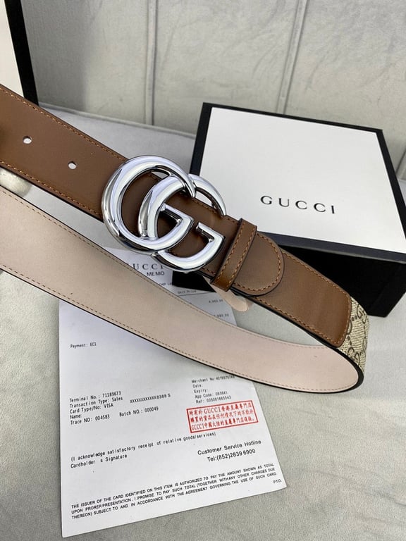 Gucci Marmont GG Supreme Belt - 3