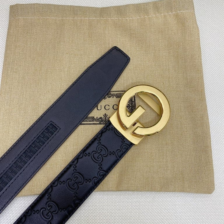 Gucci Signature Leather Belt with G Buckle - 3