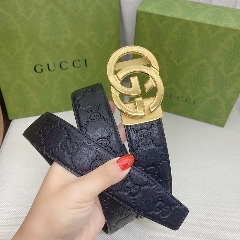 Gucci Double G Buckle Belt Guccissima Leather - 4