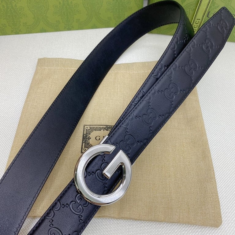 Gucci Signature Leather Belt Black - 5