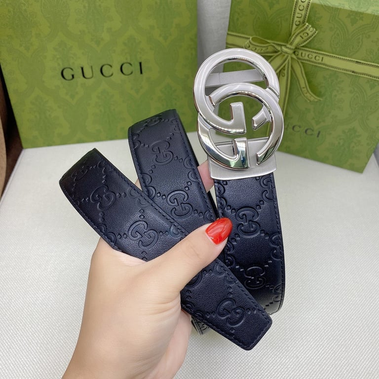 Gucci Marmont Signature Leather Belt Black - 4
