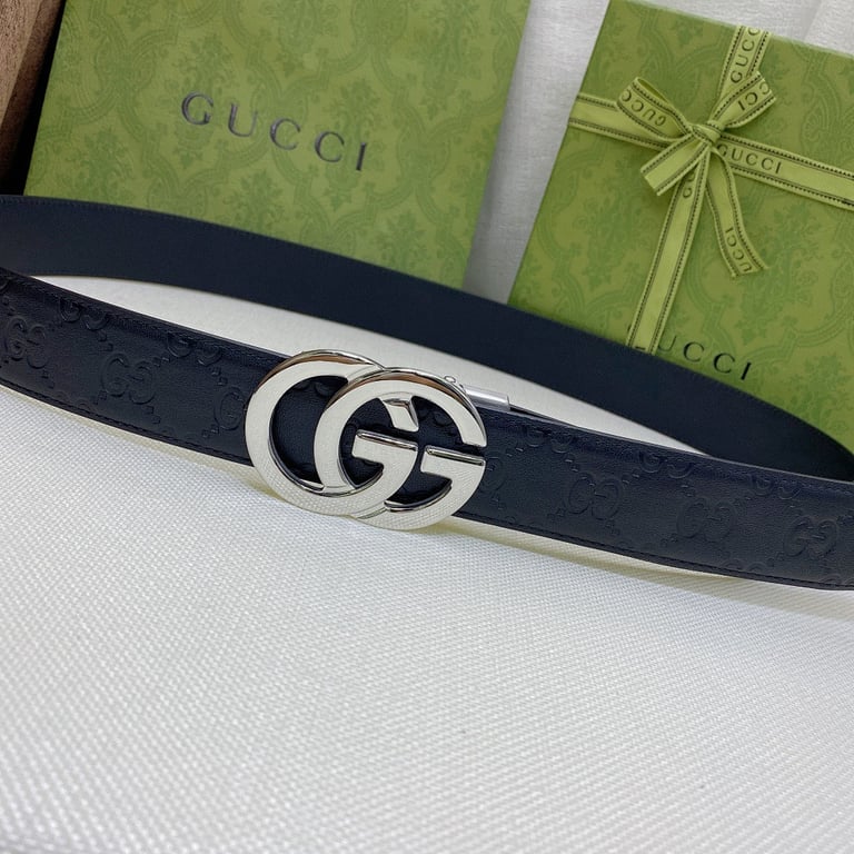 Gucci Marmont Signature Leather Belt Black - 6