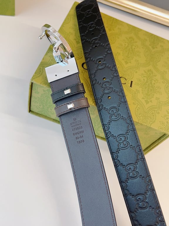 Gucci Interlocking G Belt Black Leather - 6